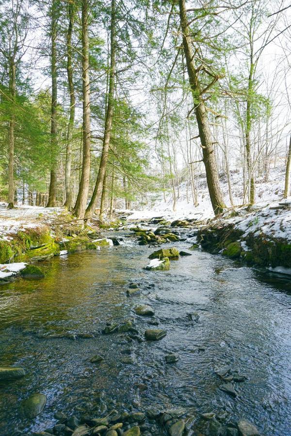 Secluded Streamside Home With Hot Tub Margaretville Zewnętrze zdjęcie