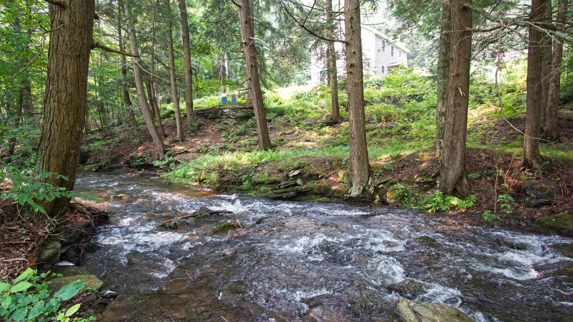 Secluded Streamside Home With Hot Tub Margaretville Zewnętrze zdjęcie